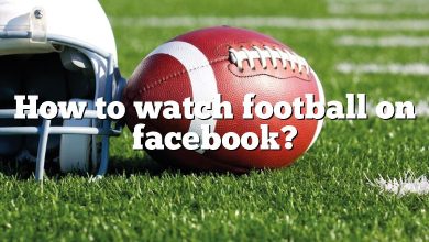 How to watch football on facebook?