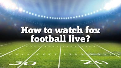 How to watch fox football live?