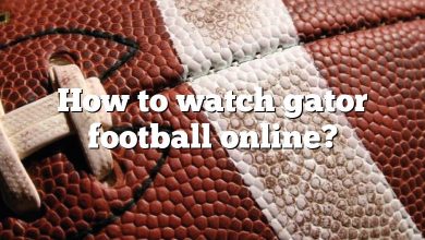 How to watch gator football online?