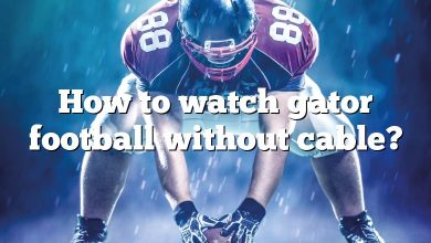 How to watch gator football without cable?