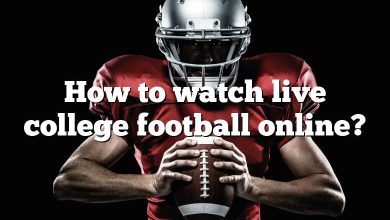 How to watch live college football online?