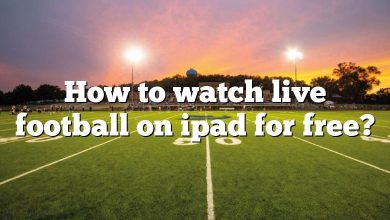 How to watch live football on ipad for free?