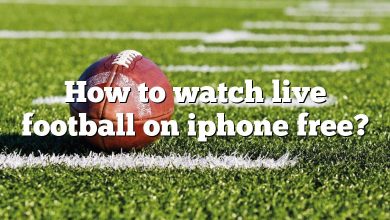 How to watch live football on iphone free?