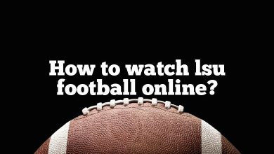 How to watch lsu football online?
