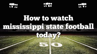 How to watch mississippi state football today?