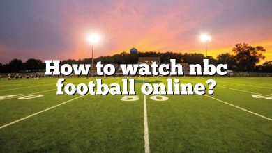 How to watch nbc football online?