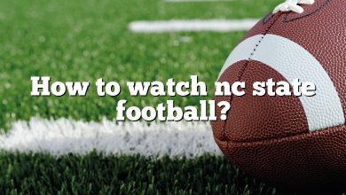 How to watch nc state football?
