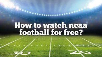 How to watch ncaa football for free?