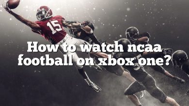 How to watch ncaa football on xbox one?