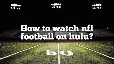 How to watch nfl football on hulu?