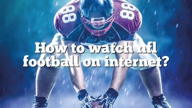 How to watch nfl football on internet?