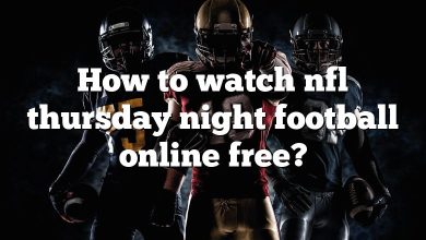 How to watch nfl thursday night football online free?