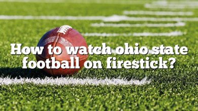 How to watch ohio state football on firestick?