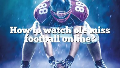 How to watch ole miss football online?