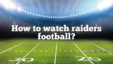 How to watch raiders football?