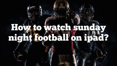How to watch sunday night football on ipad?