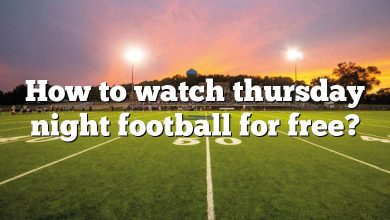 How to watch thursday night football for free?