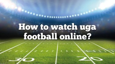 How to watch uga football online?