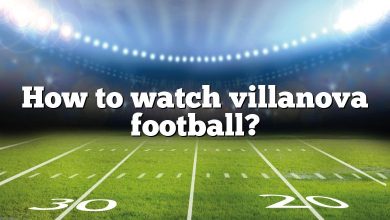 How to watch villanova football?