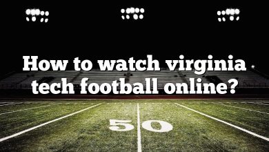 How to watch virginia tech football online?