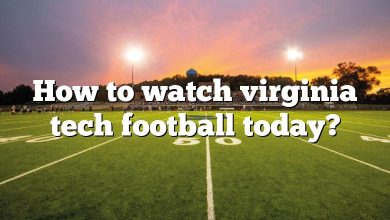 How to watch virginia tech football today?