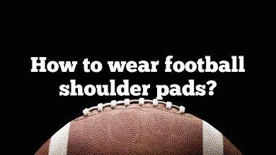 How to wear football shoulder pads?