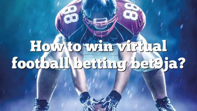 How to win virtual football betting bet9ja?