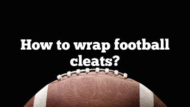 How to wrap football cleats?