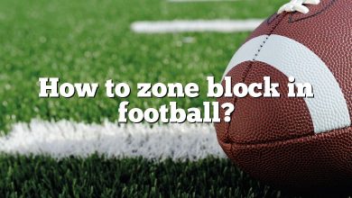 How to zone block in football?