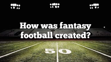 How was fantasy football created?