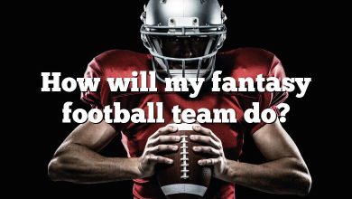 How will my fantasy football team do?