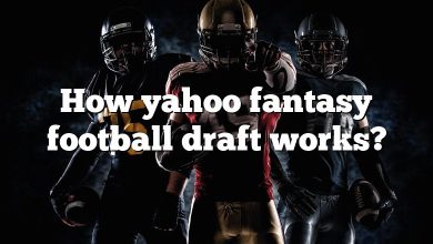 How yahoo fantasy football draft works?