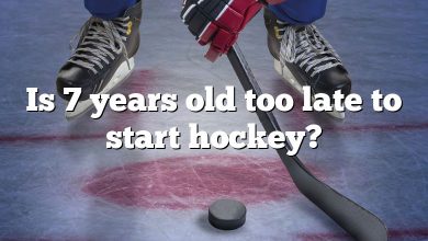 Is 7 years old too late to start hockey?