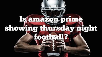 Is amazon prime showing thursday night football?