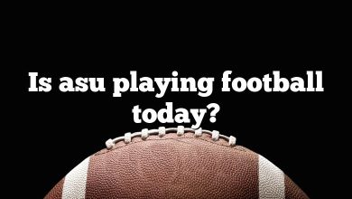 Is asu playing football today?