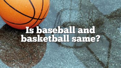 Is baseball and basketball same?