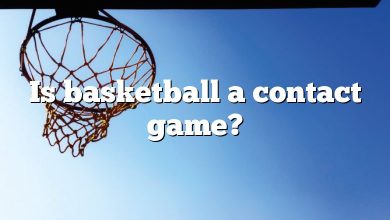 Is basketball a contact game?