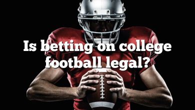 Is betting on college football legal?