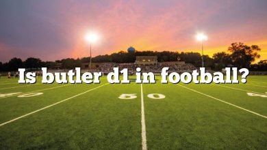 Is butler d1 in football?