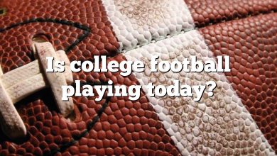 Is college football playing today?