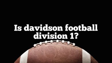 Is davidson football division 1?