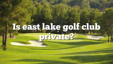 Is east lake golf club private?