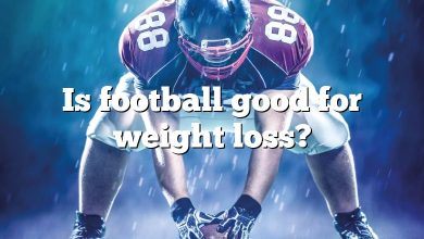 Is football good for weight loss?