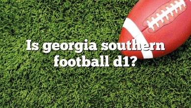 Is georgia southern football d1?