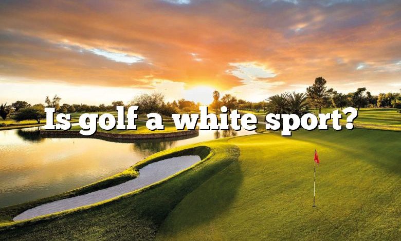 Is golf a white sport?