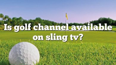 Is golf channel available on sling tv?