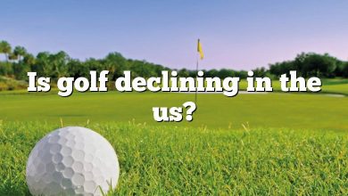 Is golf declining in the us?