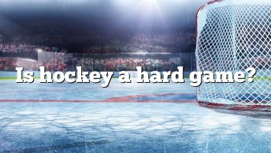 Is hockey a hard game?