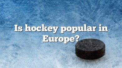 Is hockey popular in Europe?