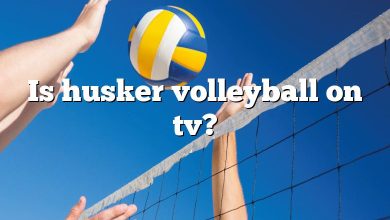 Is husker volleyball on tv?
